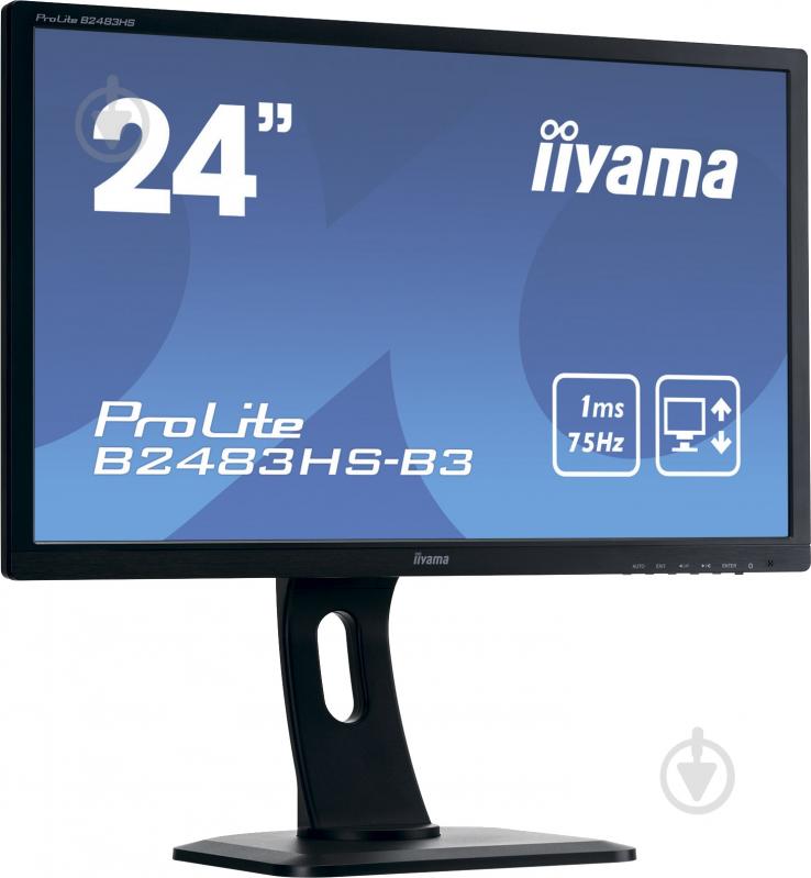 Монитор Iiyama ProLite 24" (B2483HS-B3) - фото 2