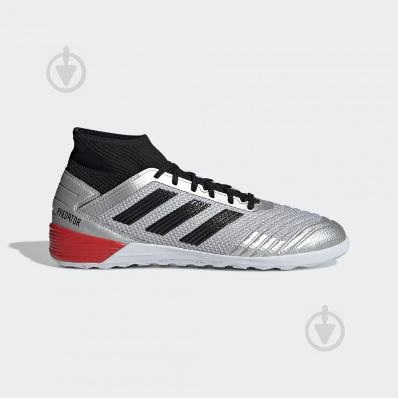 Cороконіжки Adidas PREDATOR 19.3 IN F35614 р.44 срібний - фото 1