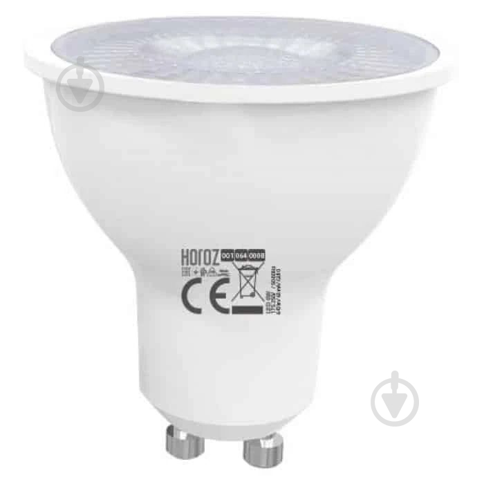 Лампа світлодіодна HOROZ ELECTRIC Convex 8 Вт MR16 матова GU10 175 В 3000 К 001-064-0008-020 - фото 1