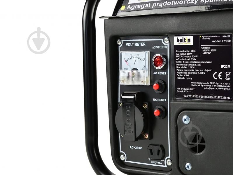 Генератор бензиновый Keltin Keltin 0,65 кВт / 0,72 кВт 220 В K00257 - фото 5