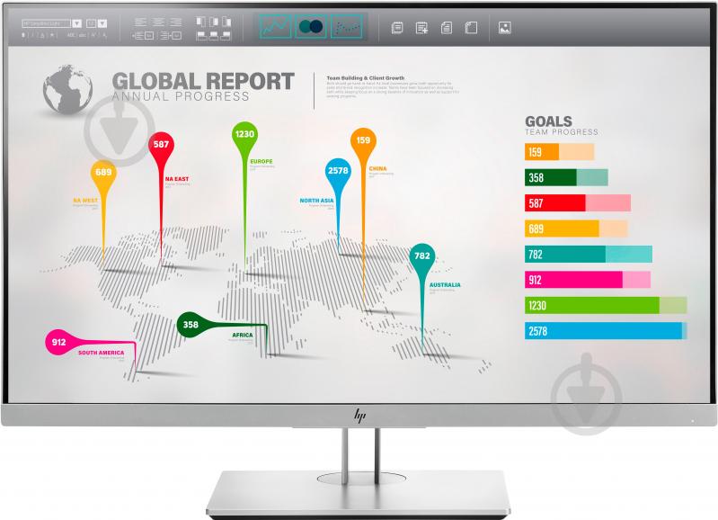 Монитор HP EliteDisplay E273q 27" (1FH52AA) - фото 1