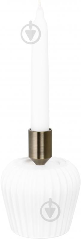 Подсвечник 7,5x10 см белый HS2557 Sensio - фото 3