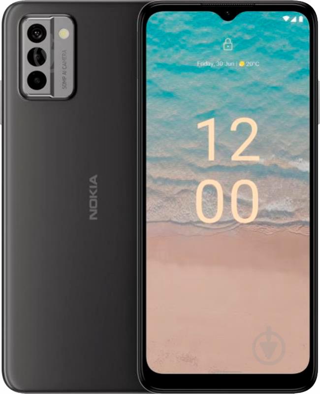 Смартфон Nokia G22 4/128GB gray - фото 1