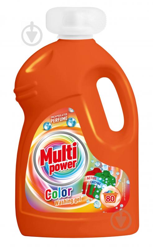 Гель для машинной и ручной стирки MultiPower Color 4 л - фото 1