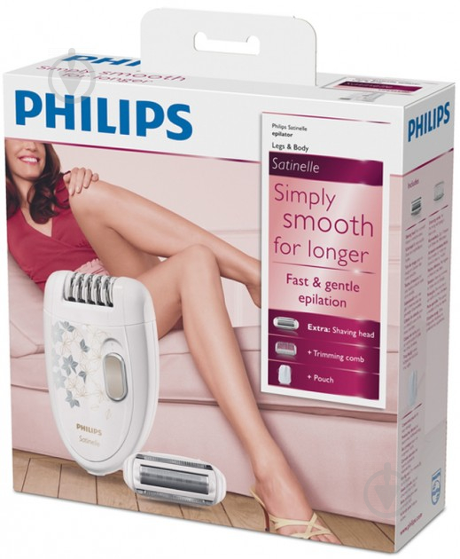 Епілятор Philips Satinelle Essential HP 6423/00 - фото 6