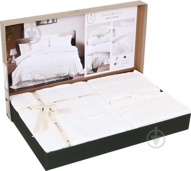 Комплект постельного белья Lugano ivory 2 Loom&Flow - фото 5 Комплект постельного белья Lugano ivory 2 Loom&Flow - фото 5