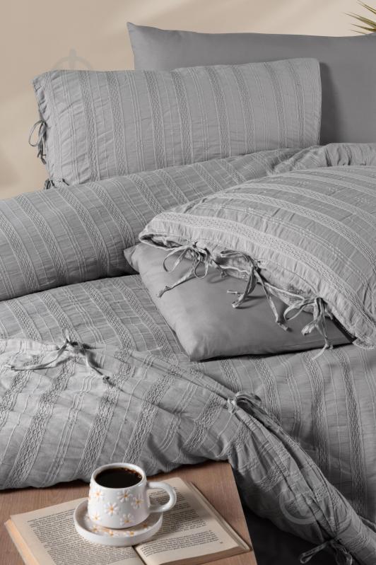 Комплект постільної білизни Lugano grey 2 Loom&Flow - фото 3