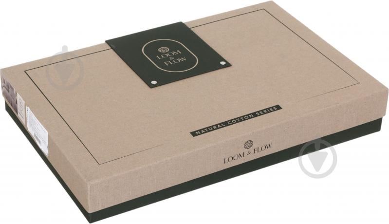 Комплект постільної білизни Lugano grey 2 Loom&Flow - фото 4