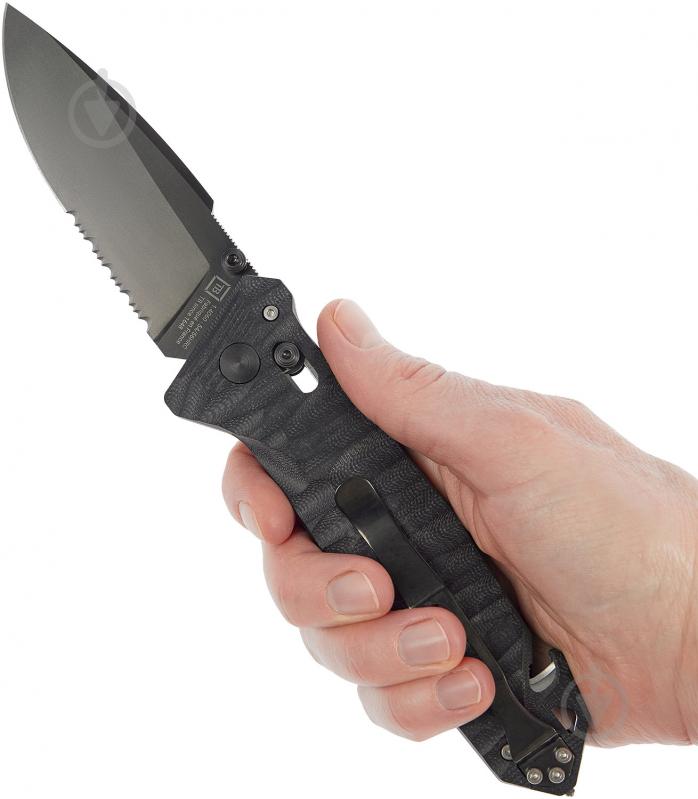 Нож TB Outdoor CAC S200 Army Knife G10 black 929.00.05 - фото 4