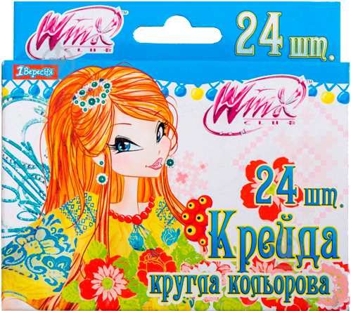 Мел цветной Winx 24 цвета 1 вересня - фото 1