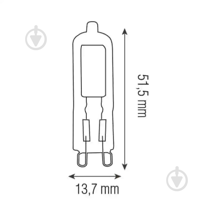 Лампа светодиодная HOROZ ELECTRIC 3 Вт G9 прозрачная G9 220 В 2700 К 001-047-0003-020 - фото 2