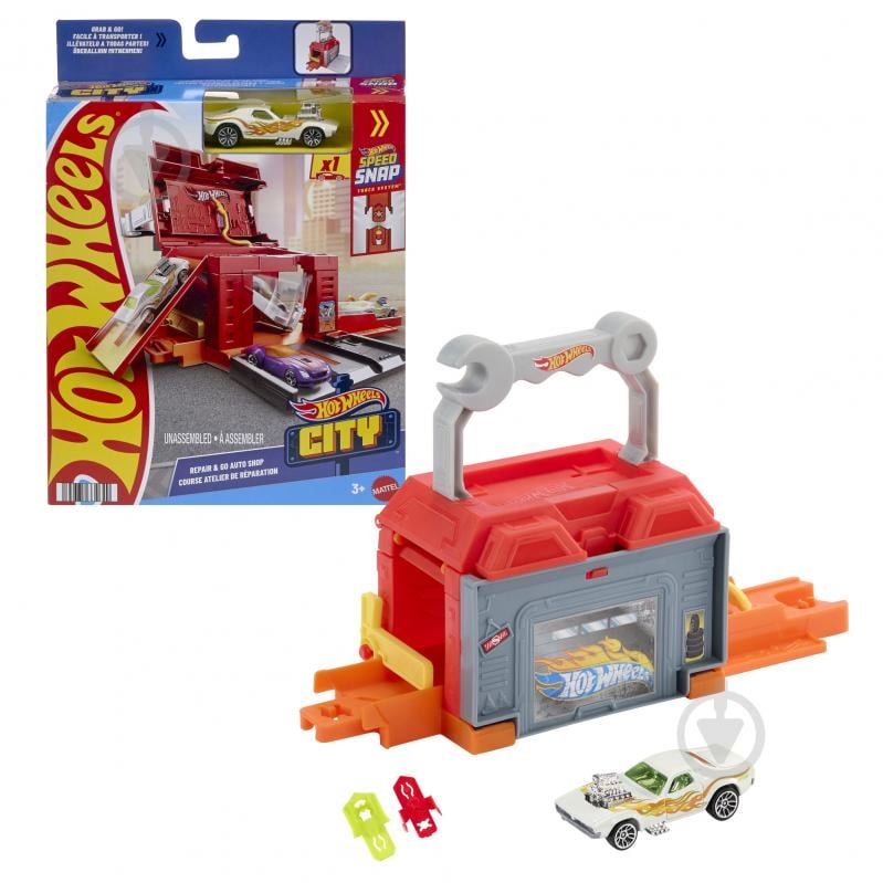 Трек Hot Wheels Набор "Играй и мчи" (в асс.) JHL43 - фото 8 Трек Hot Wheels Набор "Играй и мчи" (в асс.) JHL43 - фото 8