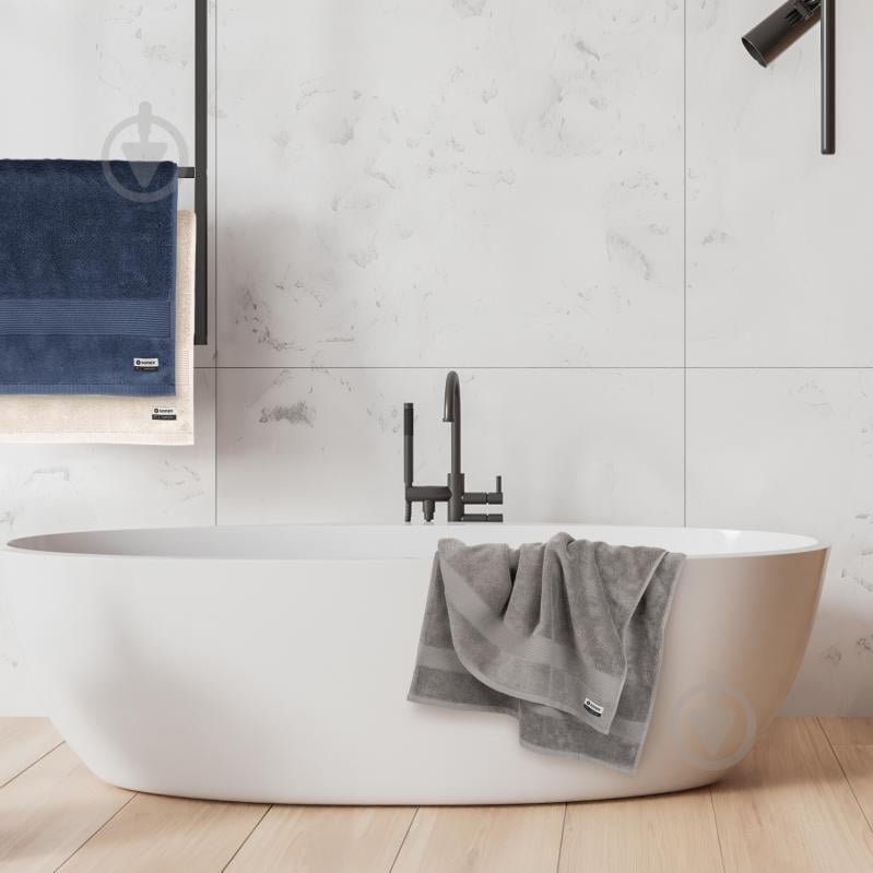 Рушник махровий Altea 70x140 см молочний Sonex - фото 12