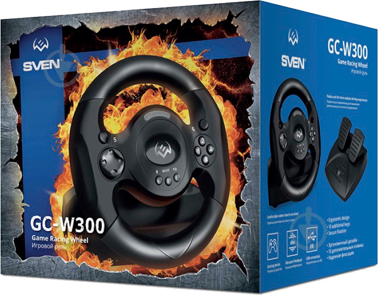 Игровой руль Sven GC-W300 (00700046) - фото 10