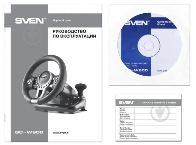 Кермо Sven GC-W800 PC/PS3/Xbox One X - фото 6