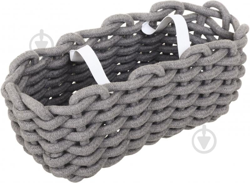 Серветниця декоративна Sensio Enea 26х16х12 см сірий - фото 4