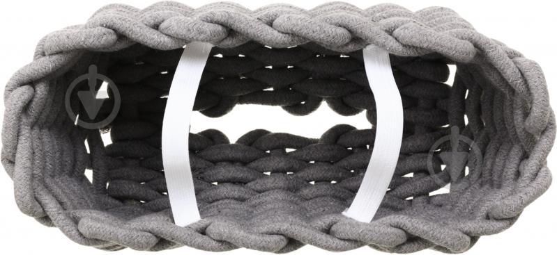 Серветниця декоративна Sensio Enea 26х16х12 см сірий - фото 3