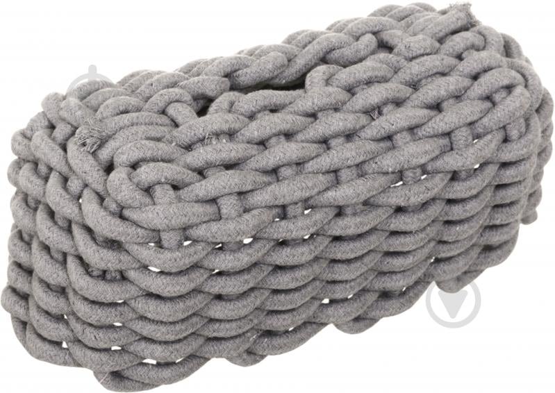 Серветниця декоративна Sensio Enea 26х16х12 см сірий - фото 1