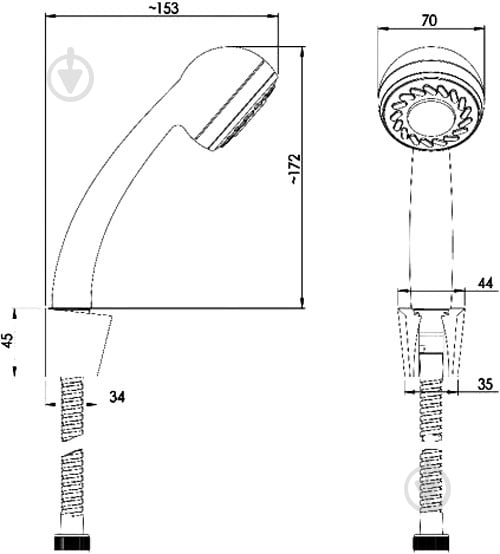 Ручной душ Rubineta Sweet 622008 - фото 5