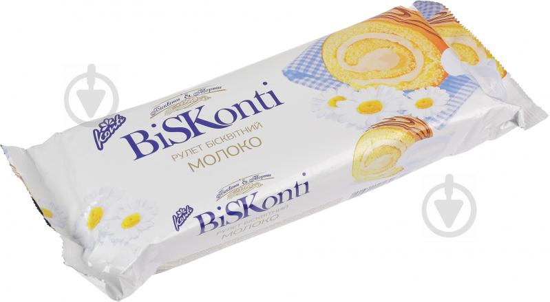 Рулет Konti BiSKonti молоко 175 г - фото 1