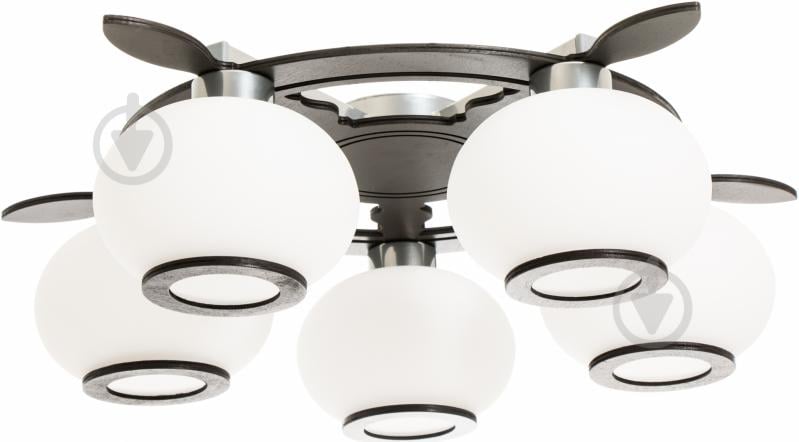 Люстра подвесная TK Lighting WHEEL 5x60 Вт E27 венге 417 - фото 1