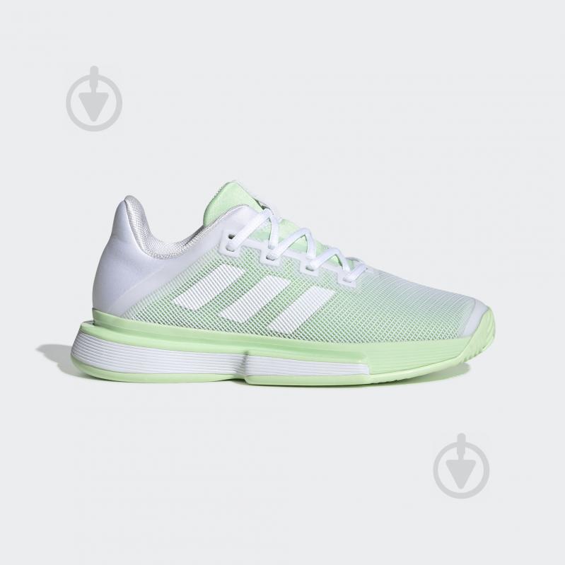 Кроссовки женские Adidas SoleMatch Bounce W G26790 р.37 1/3 белые - фото 1