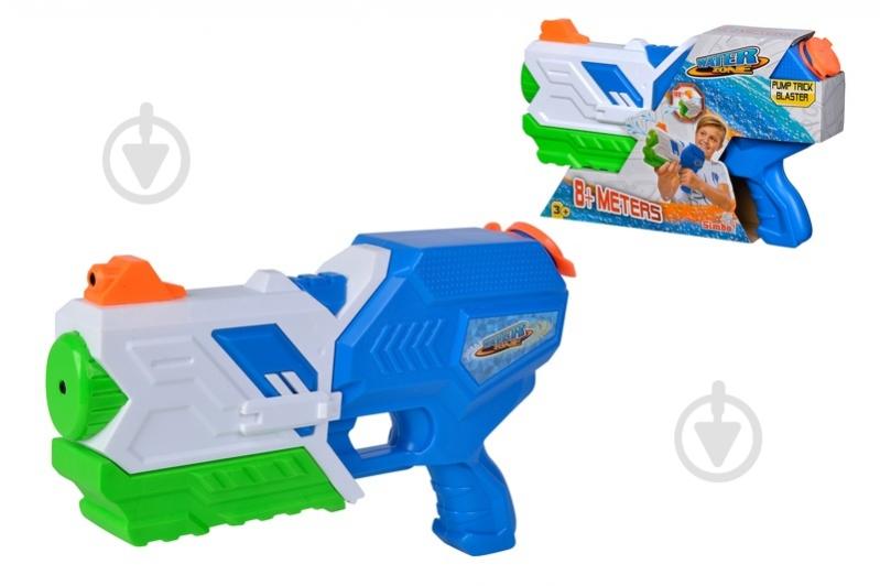 Бластер водный Simba Трюк с помпой 7276070 - фото 1