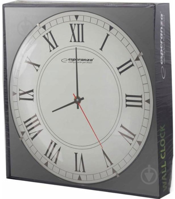 Годинник настінний Wall Clock Roma EHC018R 30 см Esperanza - фото 3