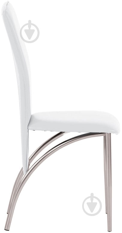 Стілець обідній Nowy Styl AMELY CHROME (BOX-4) V-1 хром/білий - фото 3 Стілець обідній Nowy Styl AMELY CHROME (BOX-4) V-1 хром/білий - фото 3