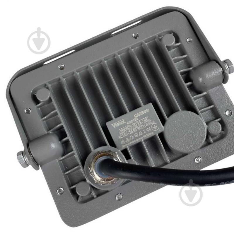 Прожектор светодиодный Violux CARBON 10 Вт IP65 серый 400132 - фото 4 Прожектор светодиодный Violux CARBON 10 Вт IP65 серый 400132 - фото 4