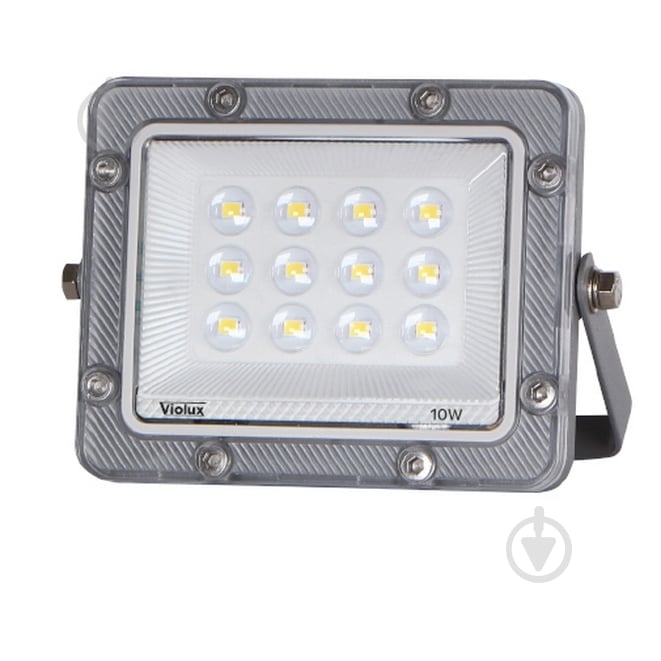 Прожектор светодиодный Violux CARBON 10 Вт IP65 серый 400132 - фото 1 Прожектор светодиодный Violux CARBON 10 Вт IP65 серый 400132 - фото 1