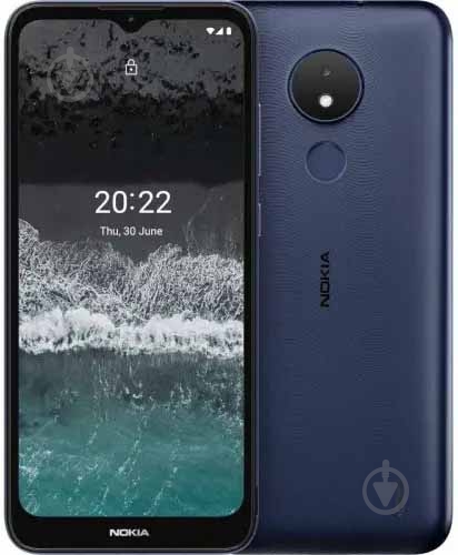 Смартфон Nokia C21 2/32GB dark blue (Nokia C21 2/32GB Blue) - фото 1 Смартфон Nokia C21 2/32GB dark blue (Nokia C21 2/32GB Blue) - фото 1