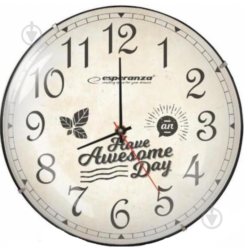 Часы настенные Wall Clock San Lausanne EHC018L 30 см Esperanza - фото 1