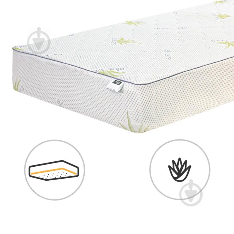 Наматрасник MirSon №1019 Alberto Cotton Aloe Vera обычный с резинкой по периметру 26х60x120 см 2200001497559 - фото 1