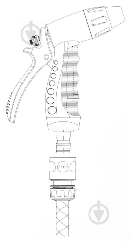 Пистолет для полива Klever DY2075 - фото 5
