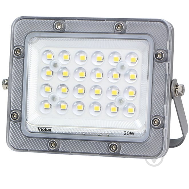 Прожектор світлодіодний Violux CARBON 20 Вт IP65 сірий 400142 - фото 1 Прожектор світлодіодний Violux CARBON 20 Вт IP65 сірий 400142 - фото 1
