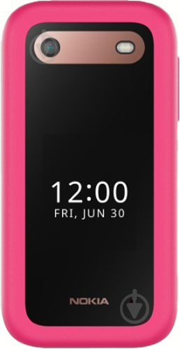 Мобильный телефон Nokia 2660 Flip pink Nokia 2660 Flip DS Pop Pink - фото 2