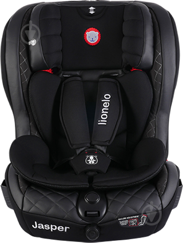 Автокрісло Lionelo Adriaan (9-36 кг) чорний leather black LO.A.AD05 - фото 2