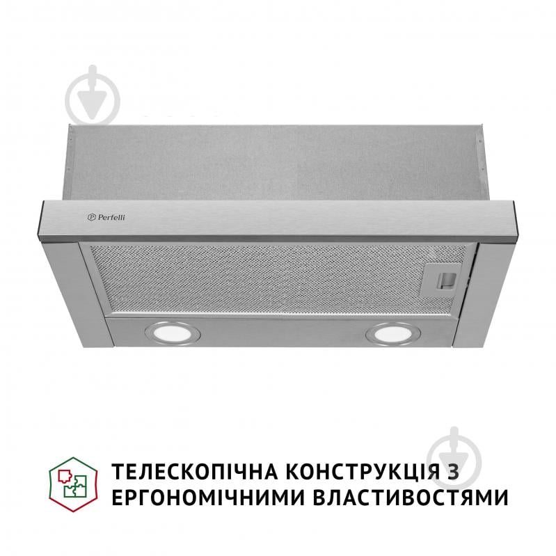 Витяжка Perfelli TL 502 I LED телескопічна - фото 2