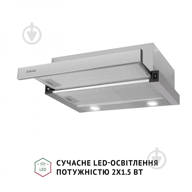 Витяжка Perfelli TL 502 I LED телескопічна - фото 4