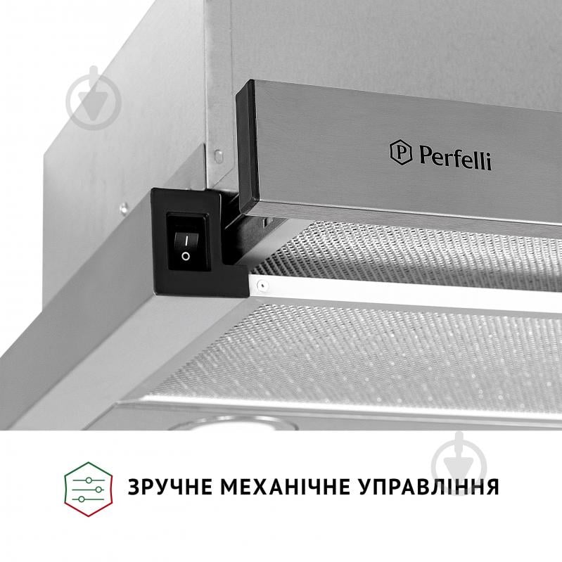 Витяжка Perfelli TL 502 I LED телескопічна - фото 5