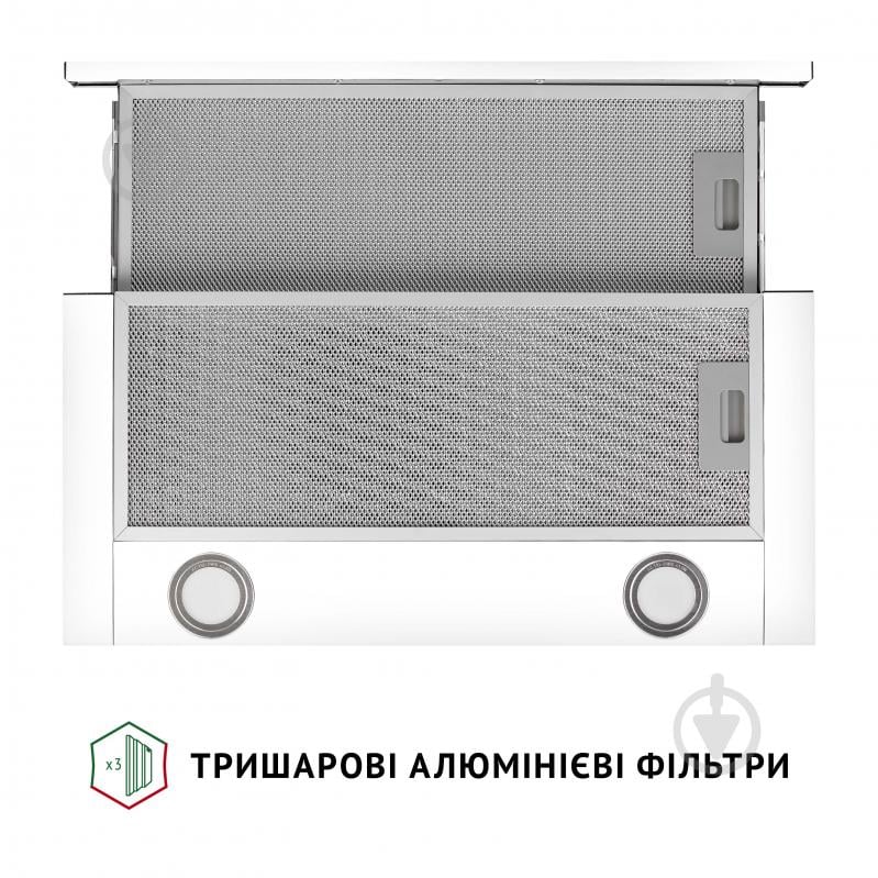 Вытяжка Perfelli TL 602 WH LED телескопическая - фото 7