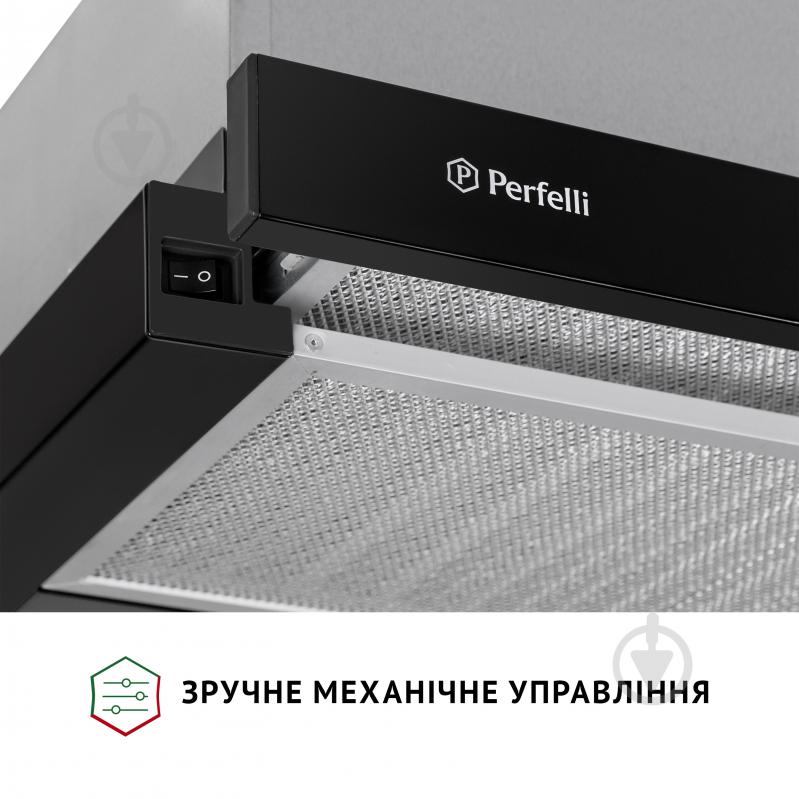 Вытяжка Perfelli TL 6622 BL 1000 LED телескопическая - фото 5