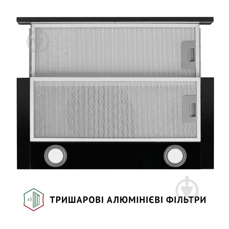 Вытяжка Perfelli TL 6622 BL 1000 LED телескопическая - фото 7