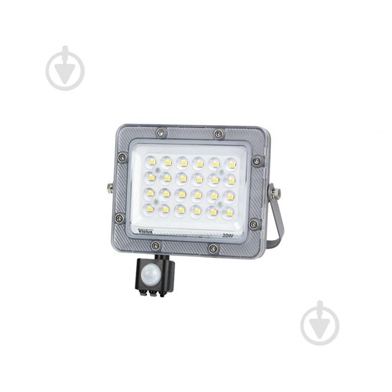 Прожектор з датчиком руху Violux CARBON-S 20 Вт IP65 grey 400212 - фото 2 Прожектор з датчиком руху Violux CARBON-S 20 Вт IP65 grey 400212 - фото 2