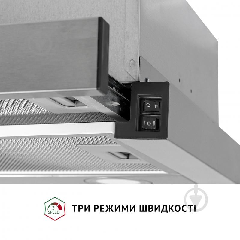 Витяжка Perfelli TL 6622 I 1000 LED телескопічна - фото 6