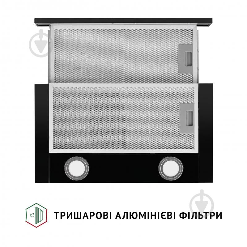 Витяжка Perfelli TL 502 BL LED телескопічна - фото 7