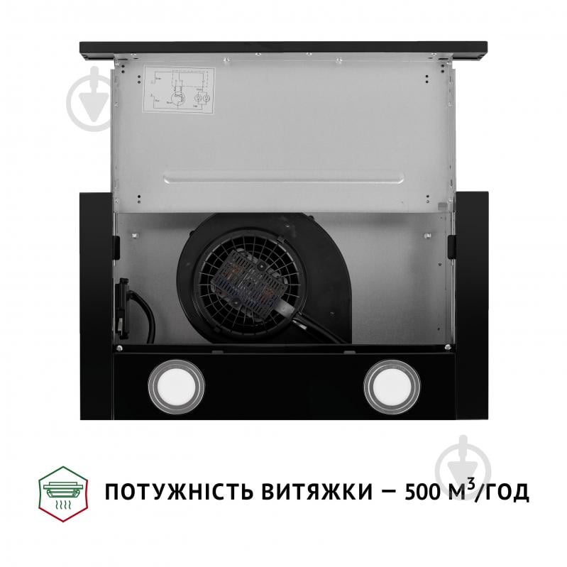 Витяжка Perfelli TL 502 BL LED телескопічна - фото 8