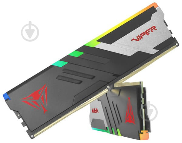 Оперативная память Patriot DDR5 SDRAM 32 GB (2x16GB) 6600 MHz (PVVR532G660C34K) Vіper Venom RGB - фото 2