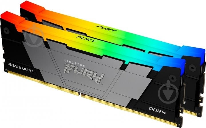 Оперативная память Kingston DDR4 SDRAM 16 GB (2x8GB) 3600 MHz (KF436C16RB2AK2/16) Fury Renegade RGB - фото 1